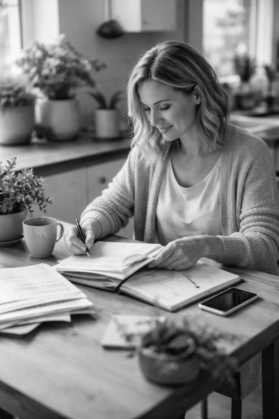 black and white image hands moulding clay on potters wheel